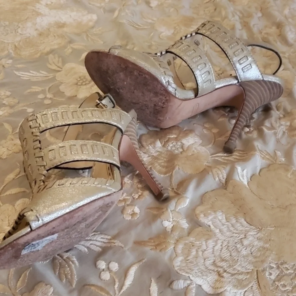 COACH‎ Kareena Light Gold  Size 6B High Heels